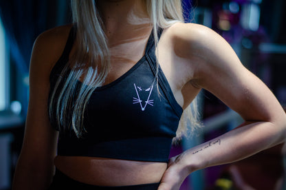 Gymrat športová podprsenka - čierna